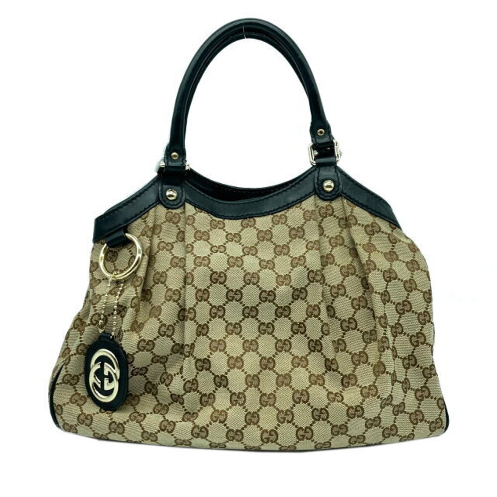 Gucci Brown Tote Bag Canvas GG - Picture 2 of 10